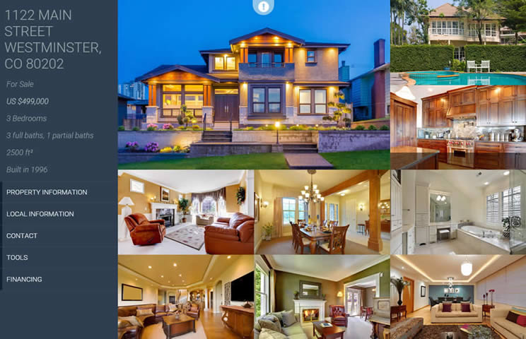 Single Use Property Single Property Websites & Sites, Real Estate Marketing ...